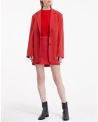 Veste Simple Tolede rouge