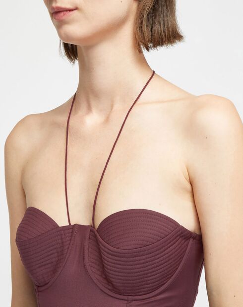 Body en Laine mélangée Matilda bordeaux