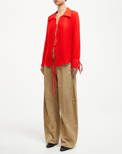 Chemise Saskia rouge