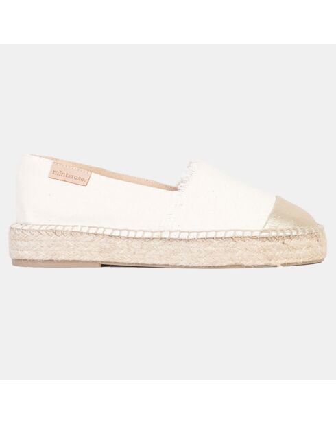 Espadrilles Amalfi écru/doré