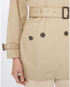 Imperméable court Pari beige