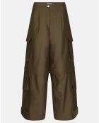 Pantalon Ebba Cargo kaki