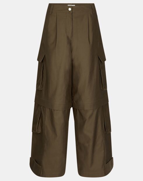 Pantalon Ebba Cargo kaki