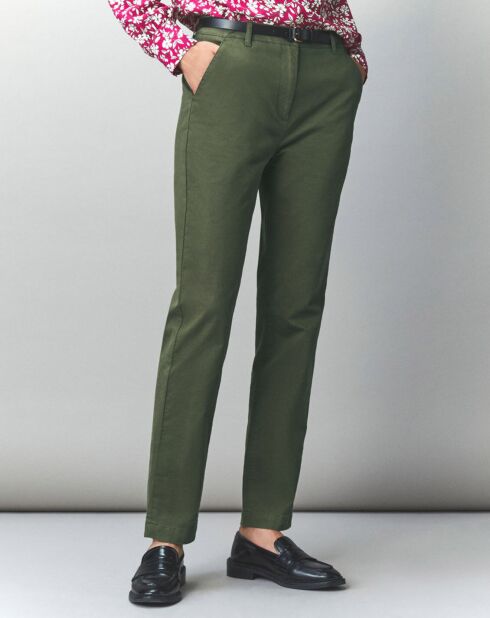 Pantalones chinos caqui Cyril