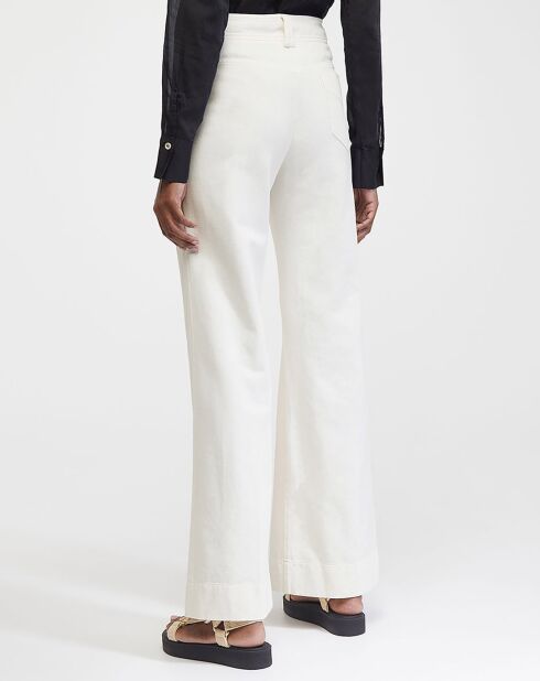 Pantalon Frosted Cotton Twill Hw blanc
