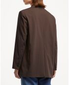 Veste Simple Tolede marron moyen