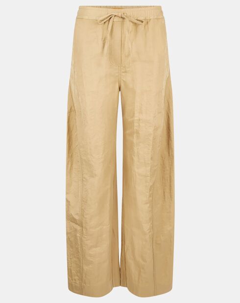 Pantalon Una beige