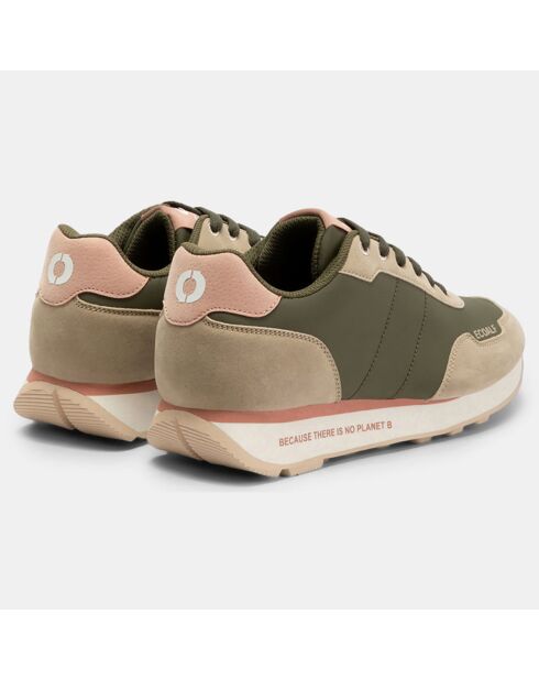 Baskets Mika kaki/beige