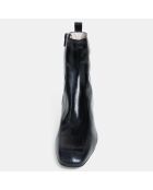 Bottines en Cuir Tichne noires