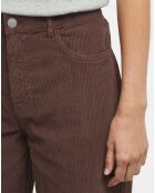 Pantalon en Velours côtelé Lenny 3 marron moyen