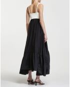 Robe Cicely noir/blanc