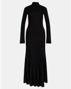 Robe Pull col roulé Bonbon noire