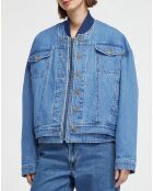 Veste Bombers Wells bleue