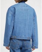 Veste Bombers Wells bleue