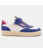 Baskets en Cuir Hazel bleues