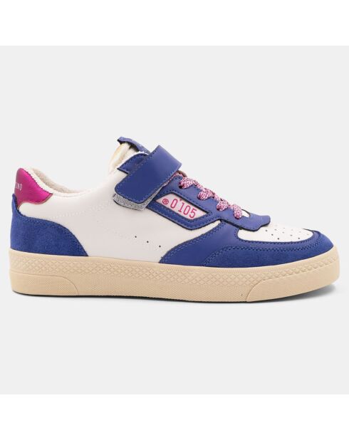 Baskets en Cuir Hazel bleues