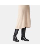 Bottes en Cuir Henry noires