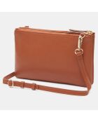 Pochette en Cuir Day G camel - 14x22x3.5 cm