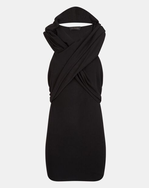 Robe Nikita - Hooded Mini noire