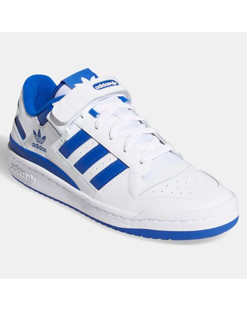 Baskets en Cuir Forum Low blanc/bleu