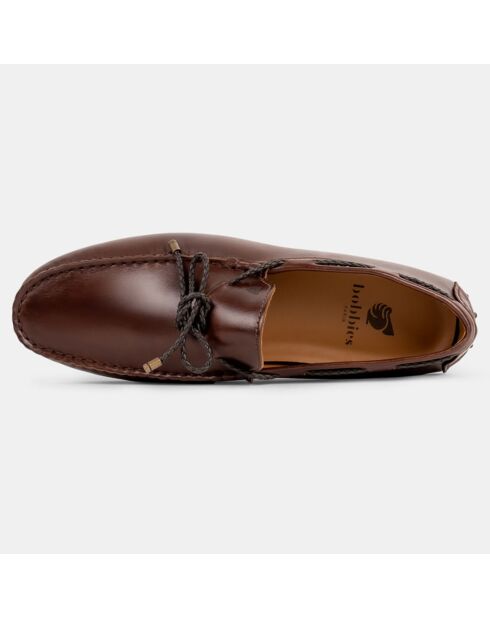 Mocassins en Cuir Lloyd marron foncé