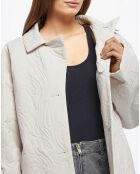 Manteau Oyster Padded blanc