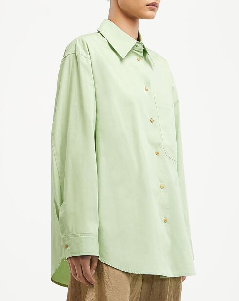 Chemise Caprice vert clair