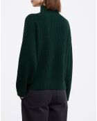 Pull en Laine & Cachemire Sydney vert foncé