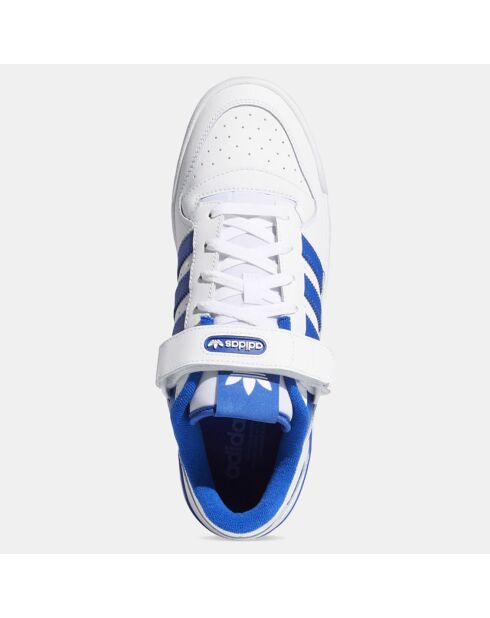 Baskets en Cuir Forum Low blanc/bleu