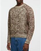 Pull en Laine mélangée Ted-Gb bordeaux