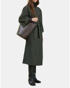 Robe en Laine mélangée Uruguay kaki