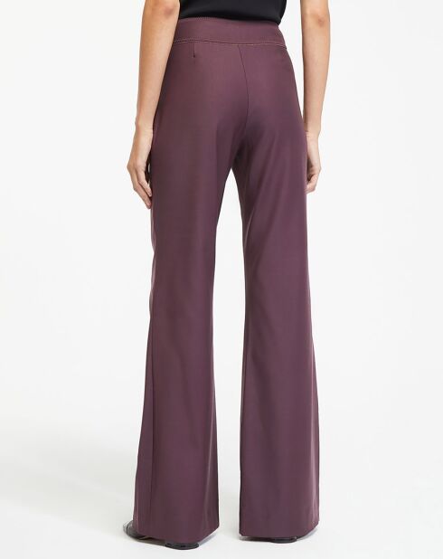 Pantalon en Laine mélangée Alice bordeaux