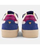 Baskets en Cuir Hazel bleues