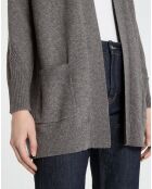 Gilet en Laine & Cachemire Susan gris foncé