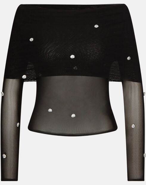 Blusa Black Night Pearl