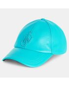 Casquette en Cuir Baseball bleue