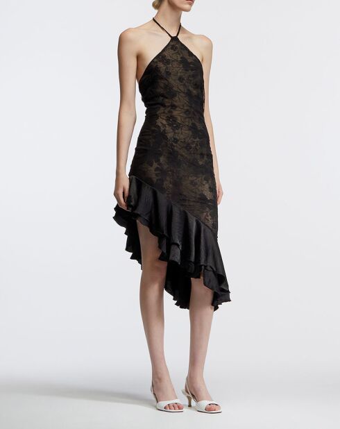 Margarita schwarzes Spitzenkleid