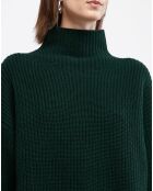 Pull en Laine & Cachemire Sydney vert foncé