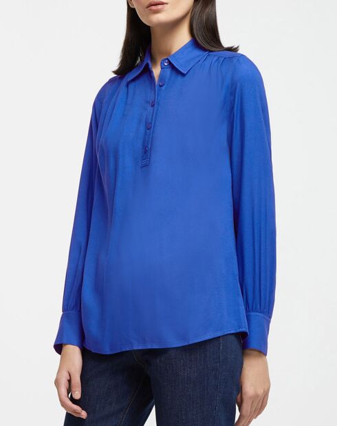 Chemise Lyndauni bleu moyen