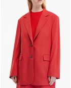 Veste Simple Tolede rouge