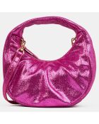 Sac à main en Cuir Mini Rudy fuchsia - 18x21x8.5 cm