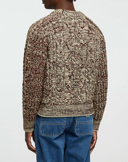 Pull en Laine mélangée Ted-Gb bordeaux
