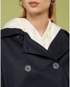 Trench en Coton Bio Oversize Marius noir