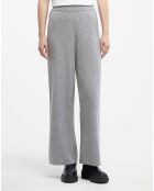 Pantalon 100% Cachemire Large Zalcov gris