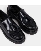 Mocassins en Cuir Cosmo noirs