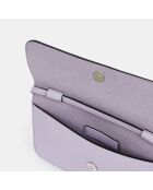 Sacoche en Cuir Chain Phone Pouch violette - 12x19x2 cm