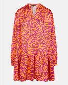 Robe Oversize Sirop 2 orange/violet