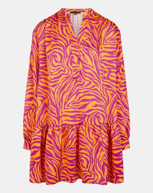 Robe Oversize Sirop 2 orange/violet