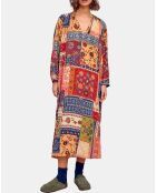 Robe 100% Soie Lela multicolore