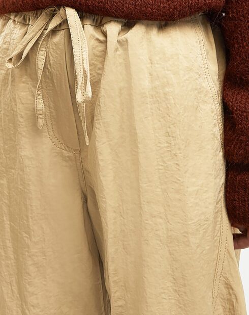 Pantalon Una beige